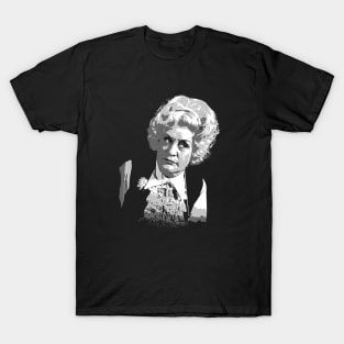 mrs slocombe black and white T-Shirt